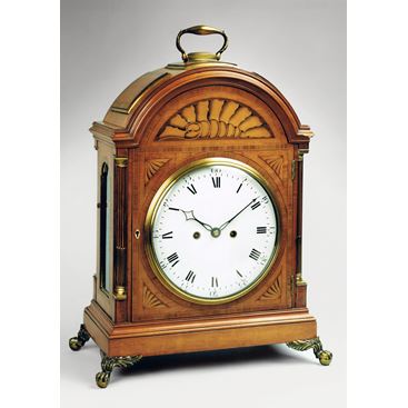 18TH CENTURY SATINWOOD BRACKET CLOCK BY THOMAS WRIGHT OF POULTRY LONDON