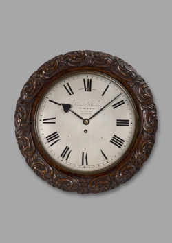 Victorian wall cased time piece by Lund & Brockley. Raffety Ltd