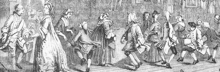 Illustration of Dancers from Hogarth’s Analysis of Beauty, 1753