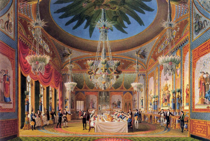 The Banqueting Room at Brighton Pavillion.