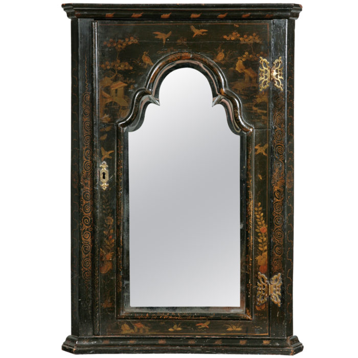 Queen Anne Period Lacquered Corner Cabinet. Raffety Ltd.