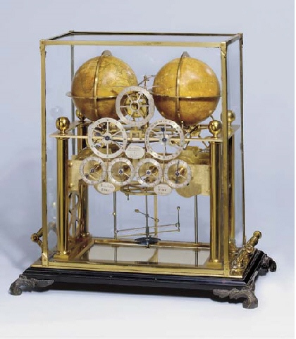 The Celestial and Terrestrial Clock by James Gorham. Photo copyright Christie’s.