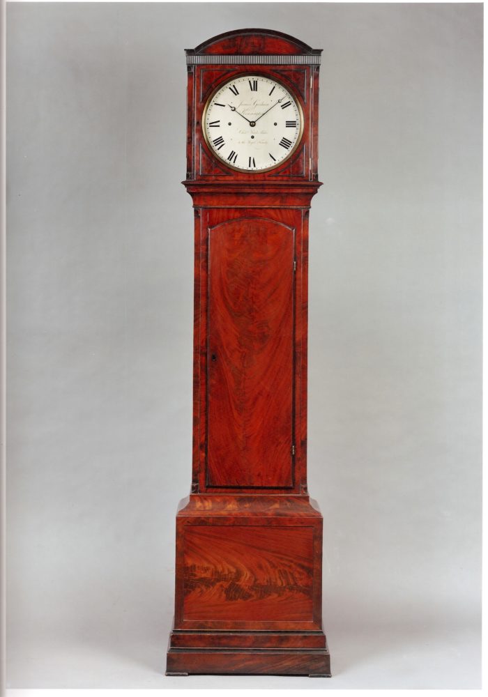 Longcase clock by James Gorham. Photo Raffety Clocks.
