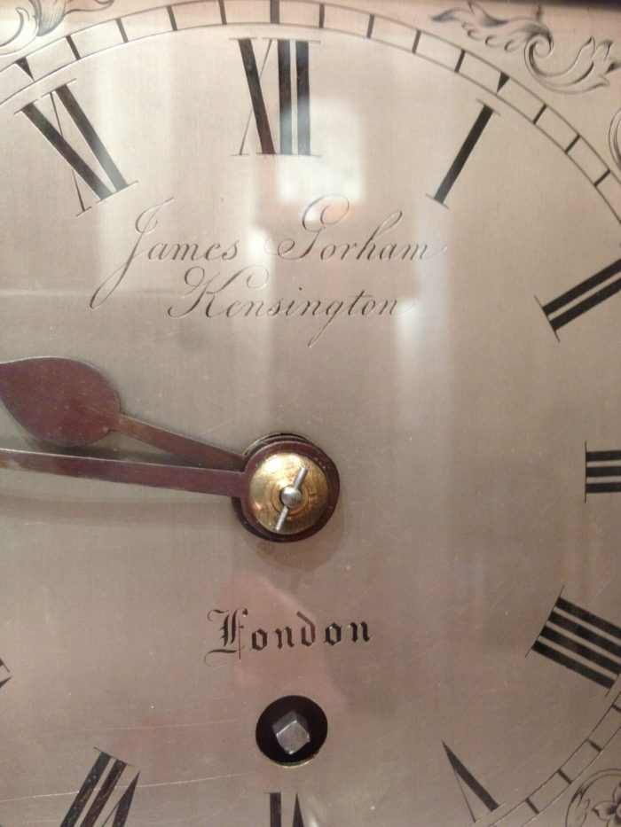 Detail of the clock face. Photo Raffety Clocks