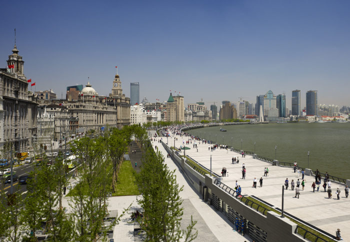 The Famous Bund in Shanghai.