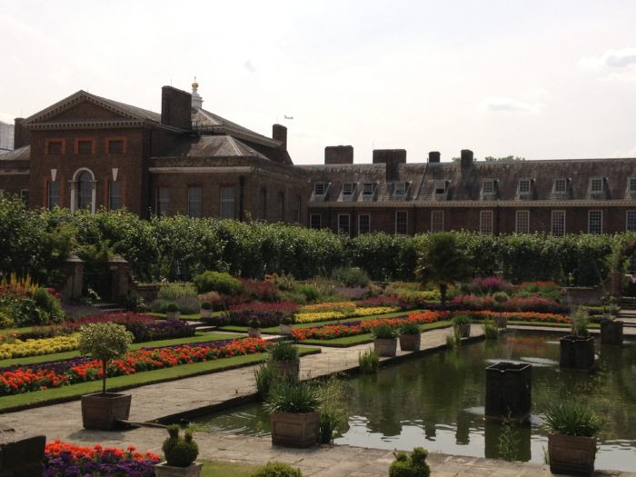 Kensington Palace and the Sunken Gardens. photo by Tara Draper-Stumm