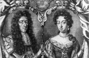 Print of King William III and Queen Mary II, who created Kensington Palace. Copyright: Historic Royal Palaces