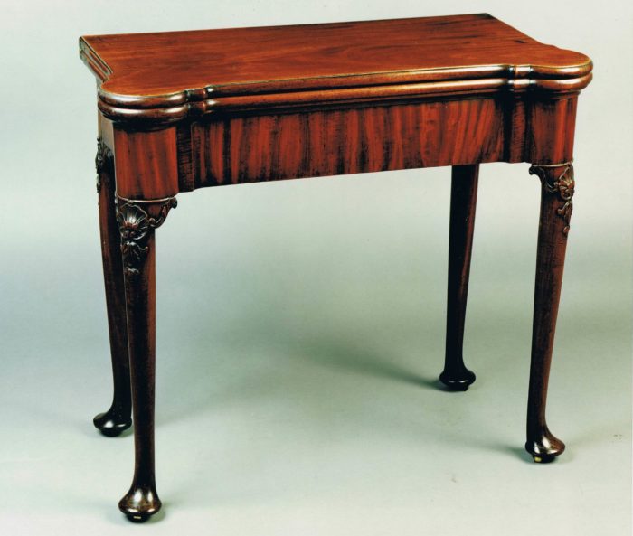 George II mahogany games table, circa 1740. Raffety Ltd.