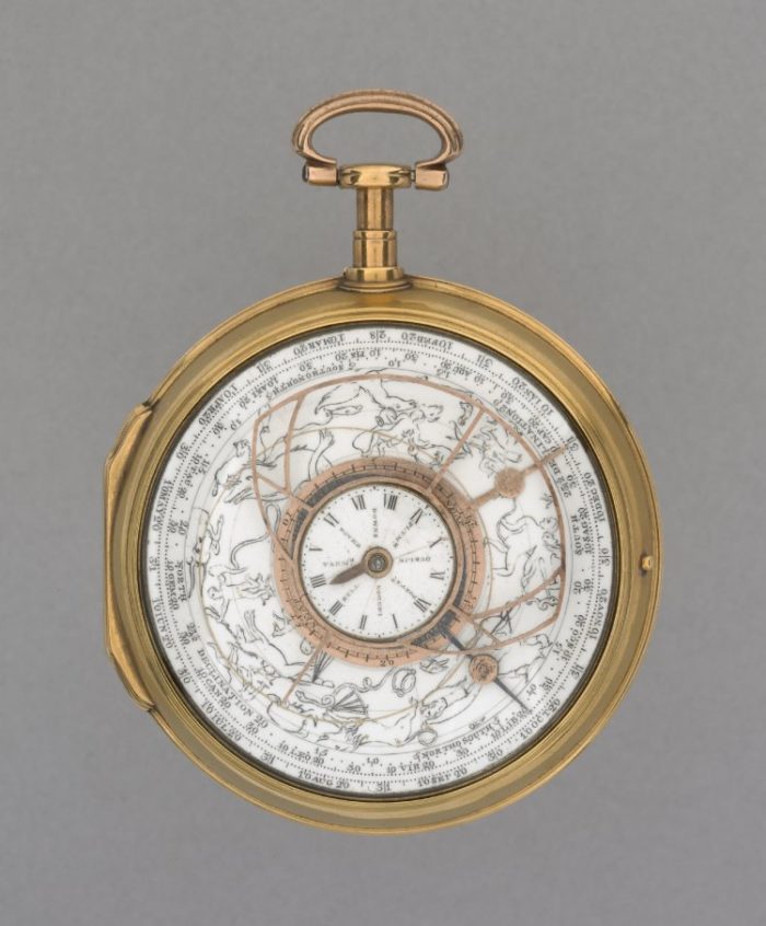 Watch with Astronomical details by George Margetts. British Museum accession number 1898.1217.1. Copyright the Trustees of the British Museum.